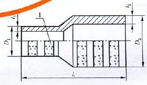 擠壓異徑型套筒